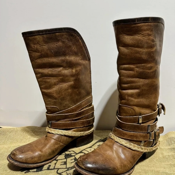 Freebird by Steven Drove brown leather boots size 10 - Picture 4 of 10